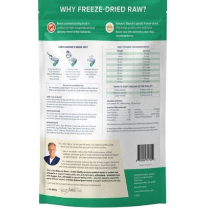 Dr. Marty Nature's Blend Active Vitality Freeze Dried Raw Food for Senior Dogs